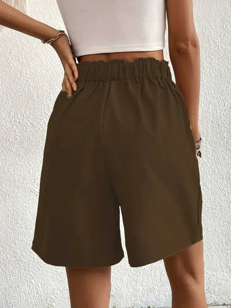 Hoge taille shorts dames – Comfortabele en modieuze shorts voor zomeroutfits