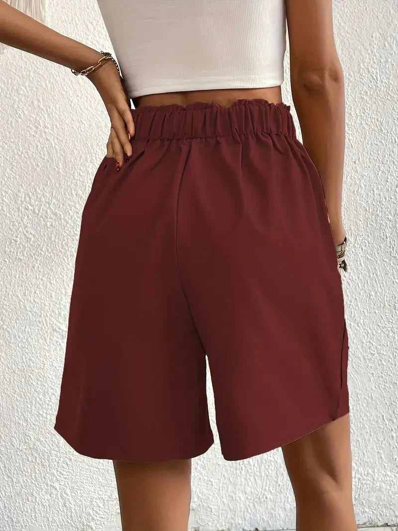 Hoge taille shorts dames – Comfortabele en modieuze shorts voor zomeroutfits