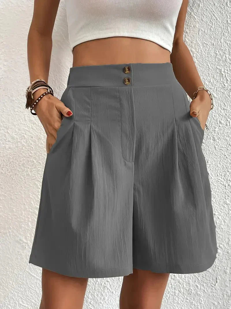 Hoge taille shorts dames – Comfortabele en modieuze shorts voor zomeroutfits