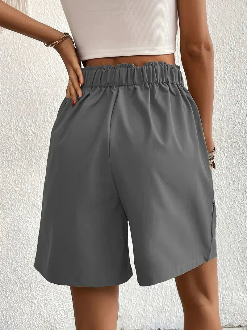 Hoge taille shorts dames – Comfortabele en modieuze shorts voor zomeroutfits