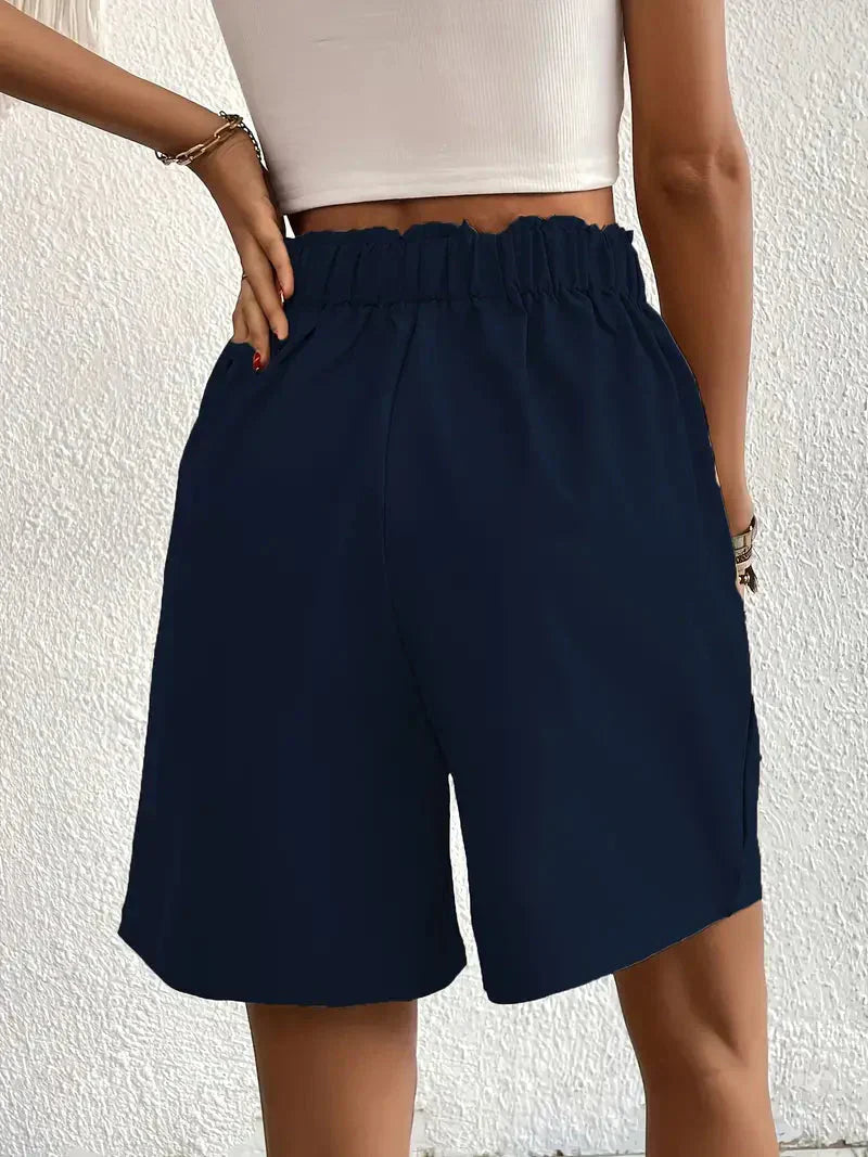 Hoge taille shorts dames – Comfortabele en modieuze shorts voor zomeroutfits