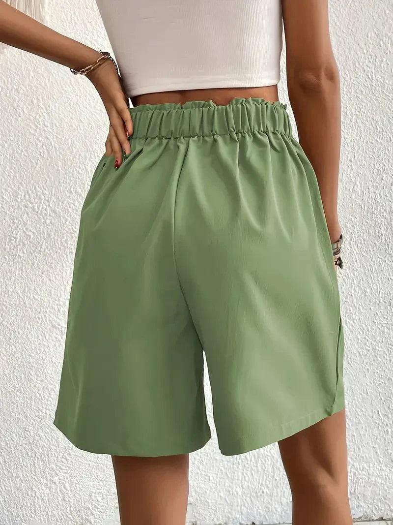 Hoge taille shorts dames – Comfortabele en modieuze shorts voor zomeroutfits
