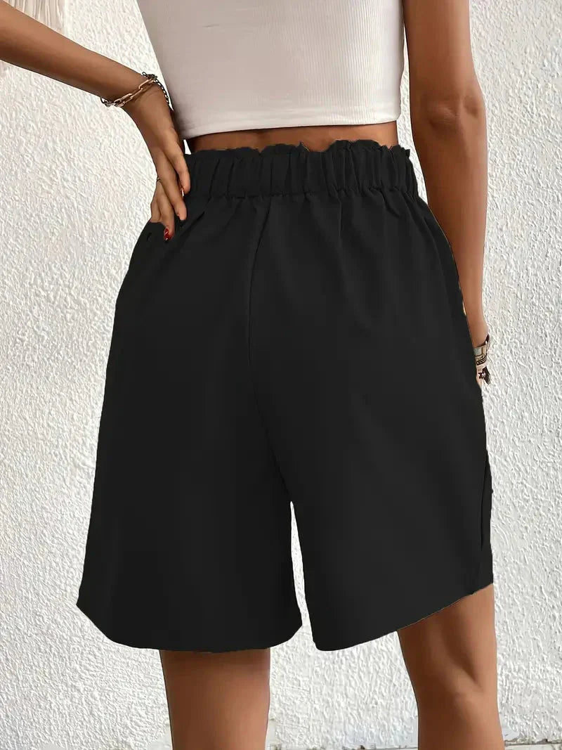 Hoge taille shorts dames – Comfortabele en modieuze shorts voor zomeroutfits