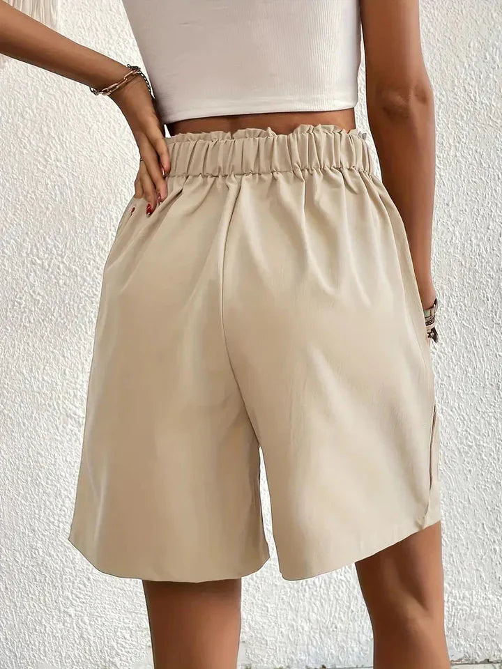 Hoge taille shorts dames – Comfortabele en modieuze shorts voor zomeroutfits