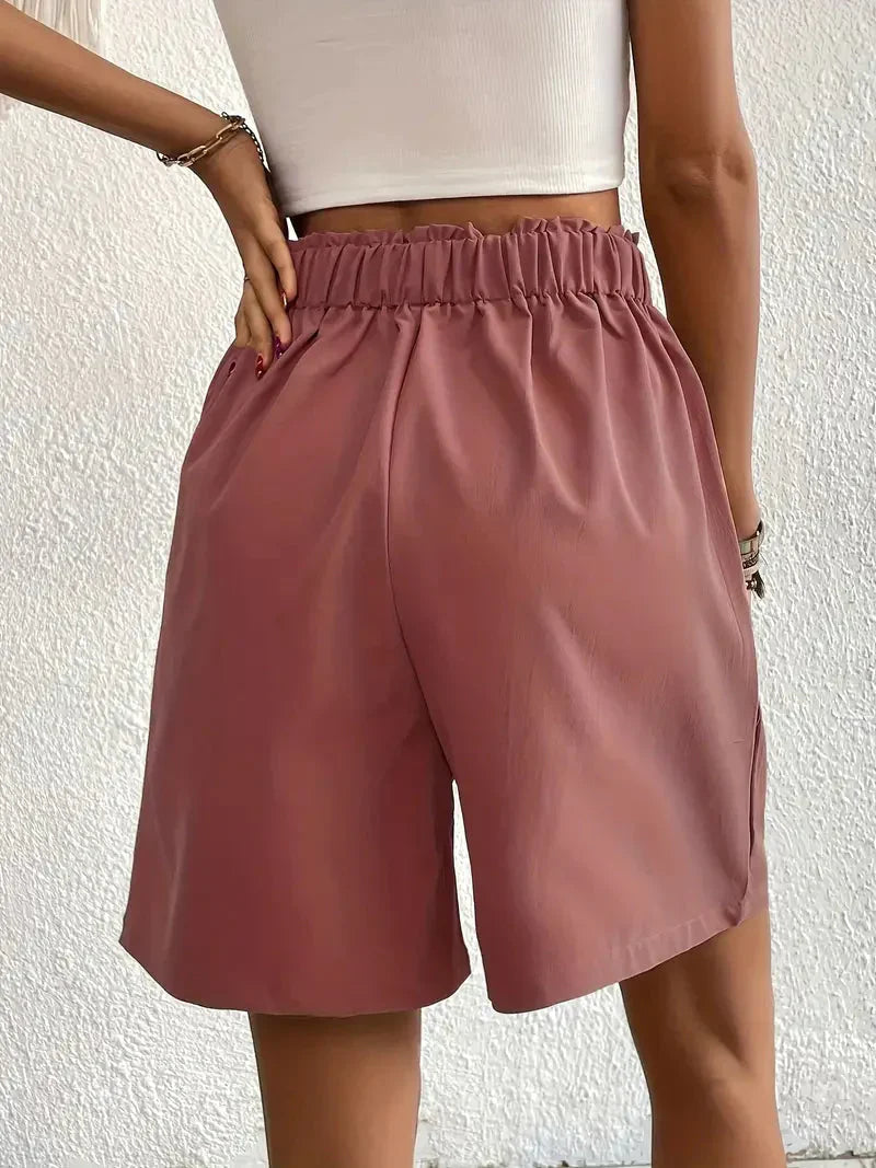Hoge taille shorts dames – Comfortabele en modieuze shorts voor zomeroutfits