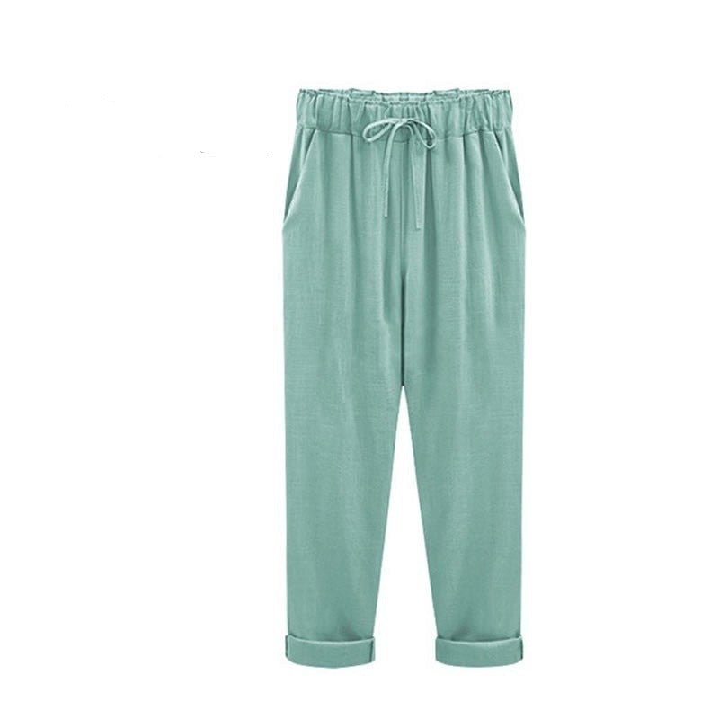 Casual damesbroek – Losse broek voor dames van ademend katoen, trendy stijl