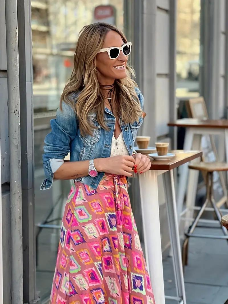 Maxi rok dames – Stijlvolle bedrukte maxirok voor elke gelegenheid en look