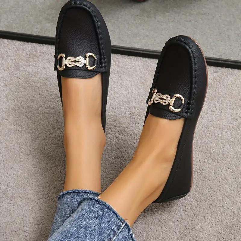 Loafers dames – Platte schoenen van leer met comfortabele pasvorm en stijl