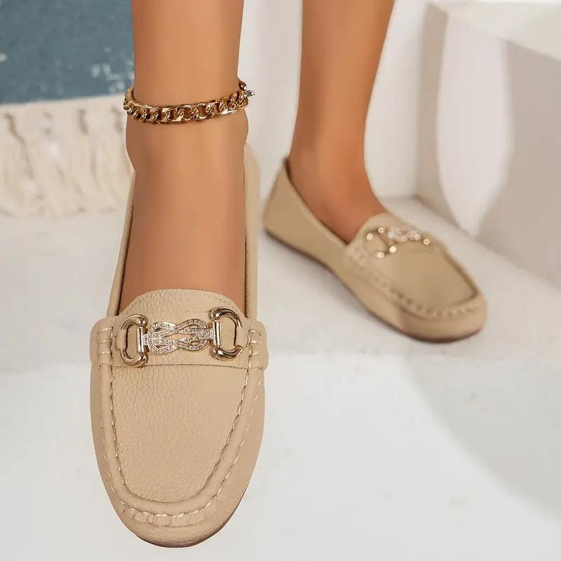 Loafers dames – Platte schoenen van leer met comfortabele pasvorm en stijl