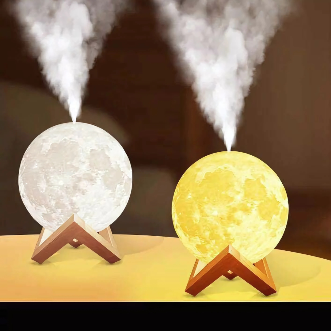 Luchtbevochtiger Diffuser LED Maanlamp
