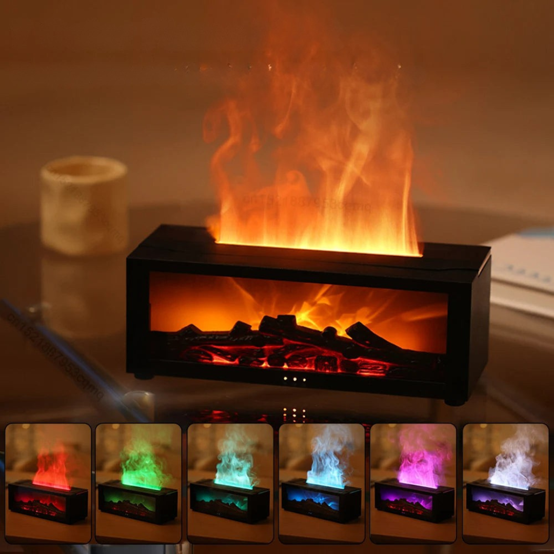 Luchtbevochtiger Vlam Effect Aroma Diffuser