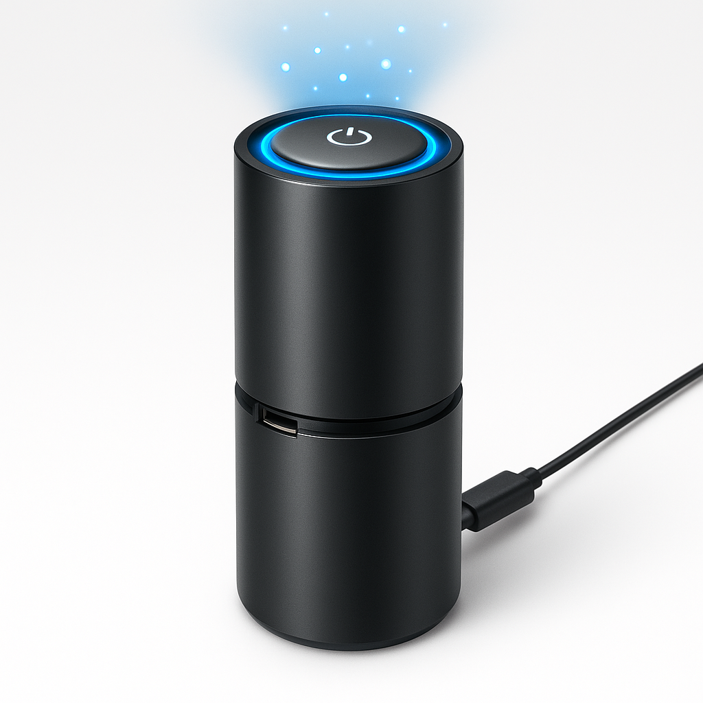 Luchtreiniger Compact USB Ionisator Metaal