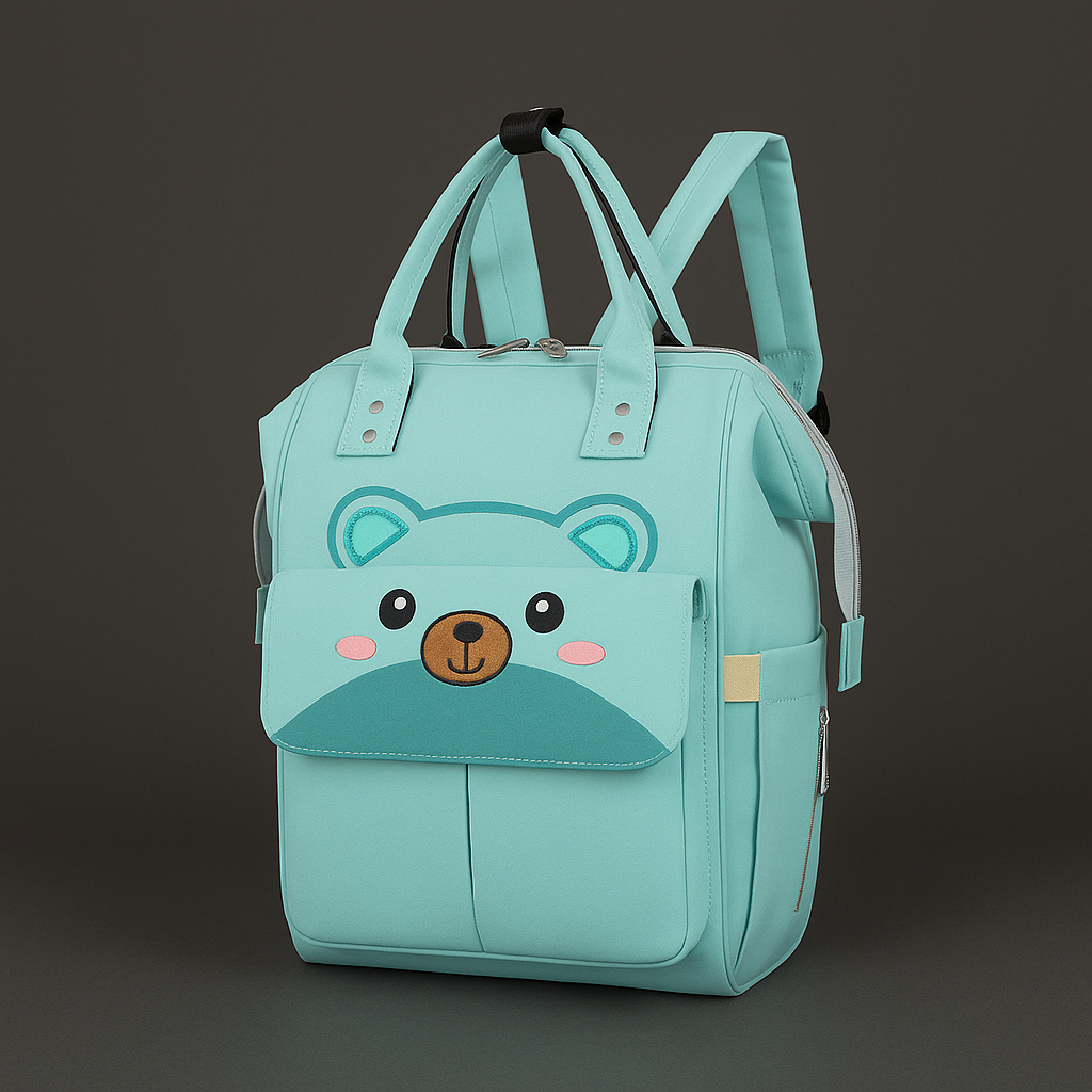 Luiertas Unisex Functioneel Beerontwerp Reisbagage
