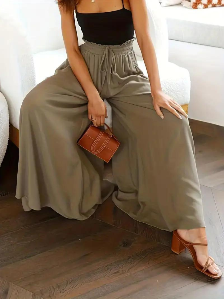 Damesbroek hoge taille – Elegante pantalon met comfortabele pasvorm en stijlvol ontwerp