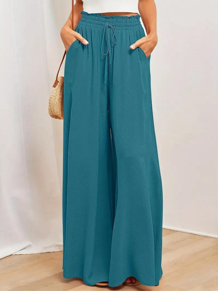 Damesbroek hoge taille – Elegante pantalon met comfortabele pasvorm en stijlvol ontwerp