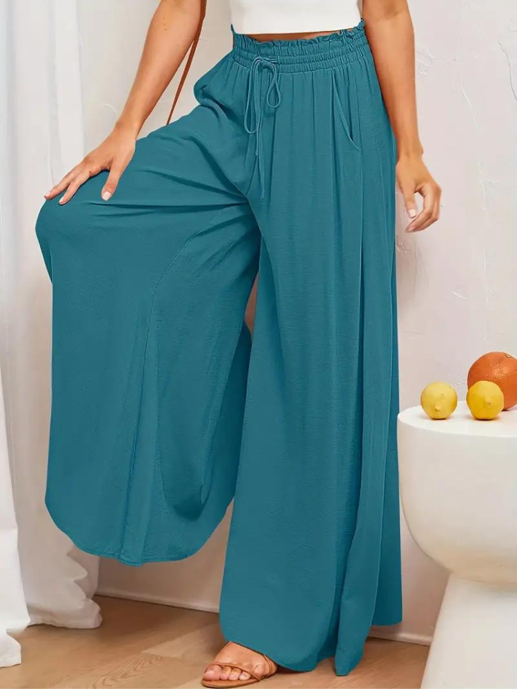 Damesbroek hoge taille – Elegante pantalon met comfortabele pasvorm en stijlvol ontwerp