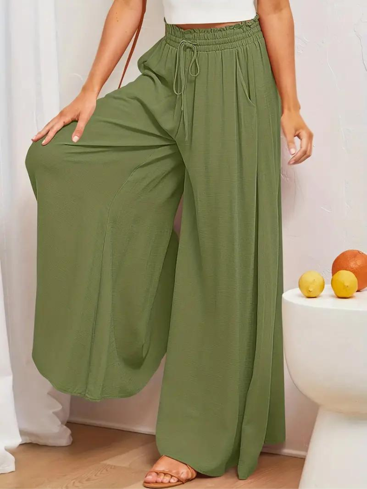 Damesbroek hoge taille – Elegante pantalon met comfortabele pasvorm en stijlvol ontwerp