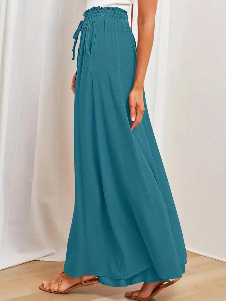Damesbroek hoge taille – Elegante pantalon met comfortabele pasvorm en stijlvol ontwerp