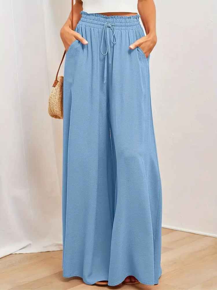 Damesbroek hoge taille – Elegante pantalon met comfortabele pasvorm en stijlvol ontwerp