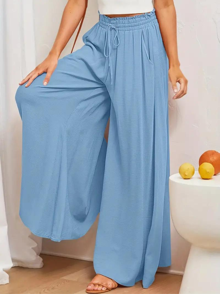 Damesbroek hoge taille – Elegante pantalon met comfortabele pasvorm en stijlvol ontwerp