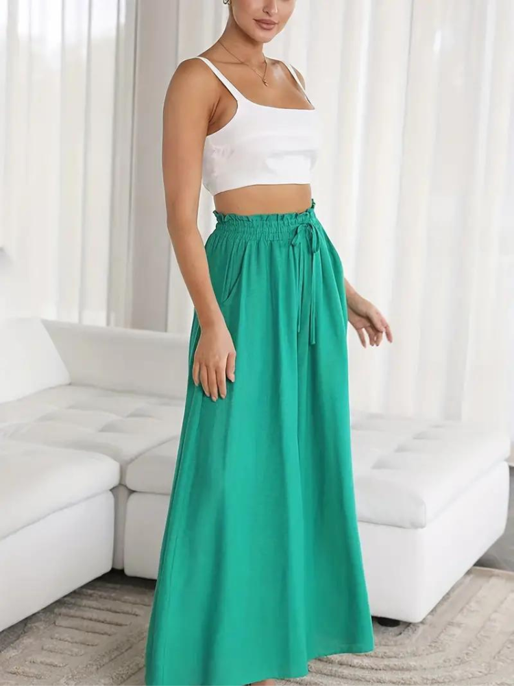 Damesbroek hoge taille – Elegante pantalon met comfortabele pasvorm en stijlvol ontwerp
