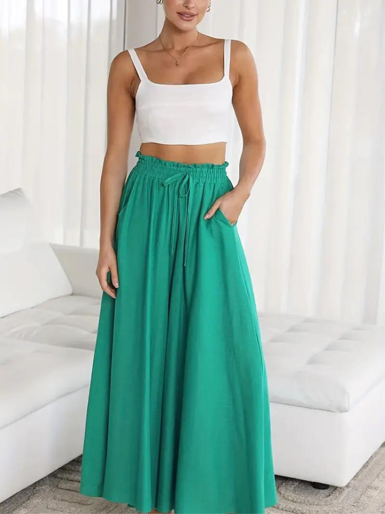 Damesbroek hoge taille – Elegante pantalon met comfortabele pasvorm en stijlvol ontwerp
