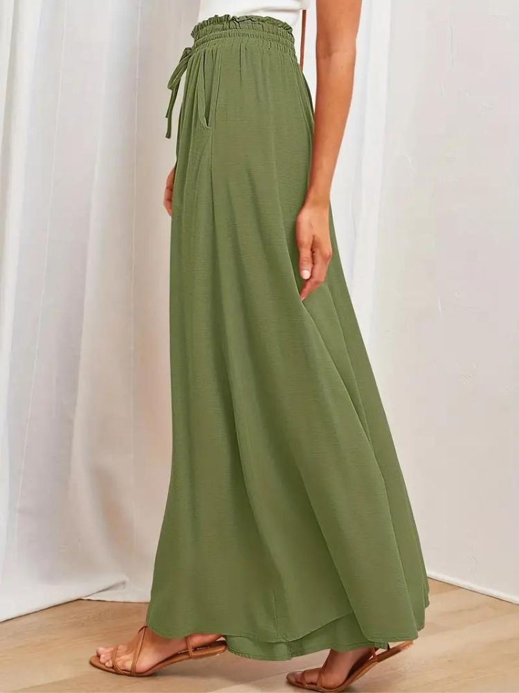 Damesbroek hoge taille – Elegante pantalon met comfortabele pasvorm en stijlvol ontwerp