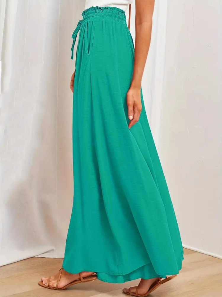 Damesbroek hoge taille – Elegante pantalon met comfortabele pasvorm en stijlvol ontwerp