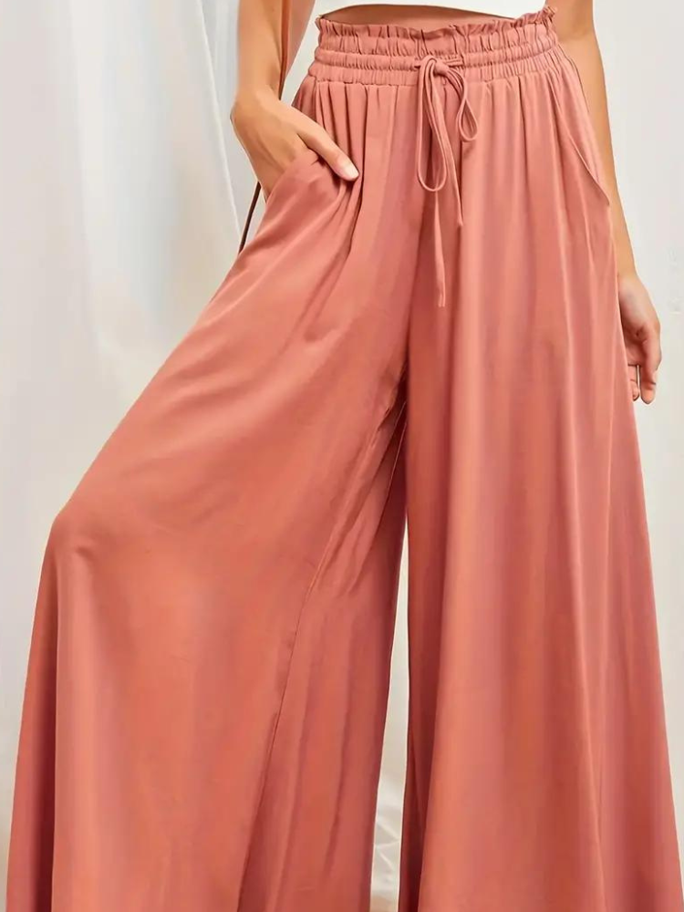 Damesbroek hoge taille – Elegante pantalon met comfortabele pasvorm en stijlvol ontwerp