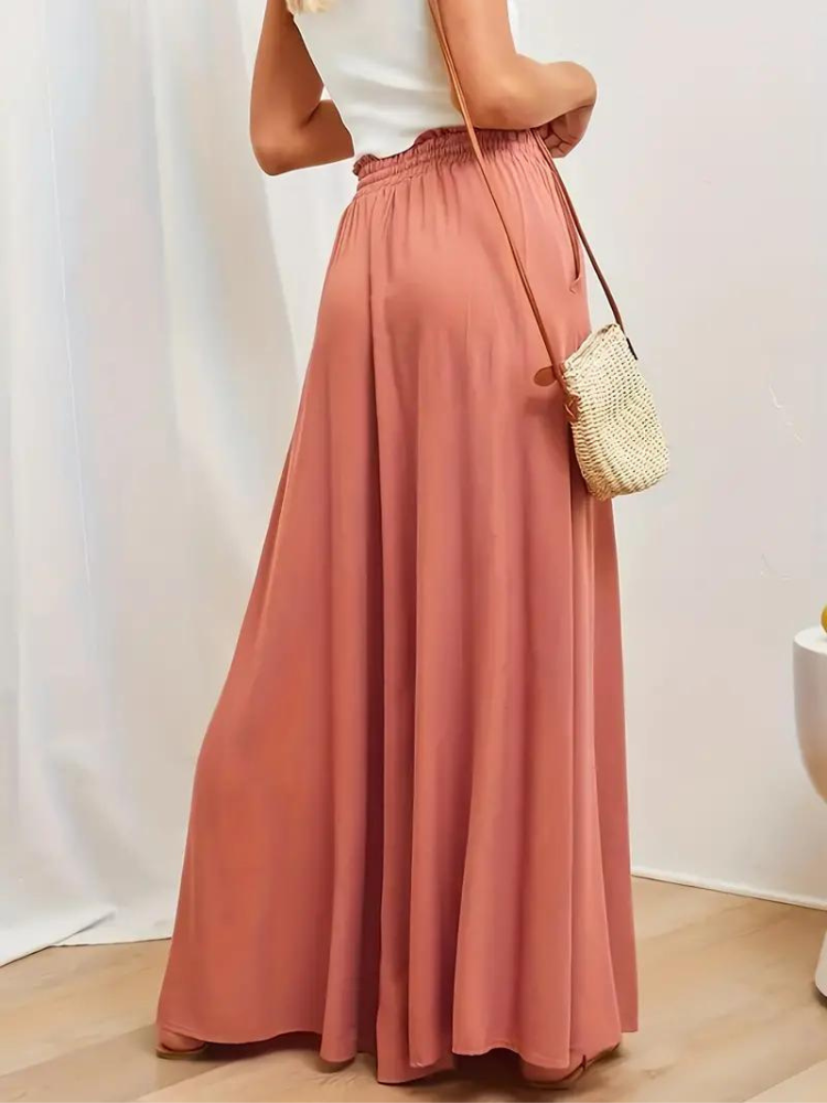 Damesbroek hoge taille – Elegante pantalon met comfortabele pasvorm en stijlvol ontwerp