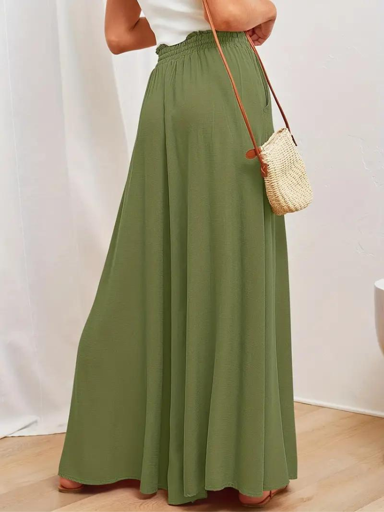 Damesbroek hoge taille – Elegante pantalon met comfortabele pasvorm en stijlvol ontwerp