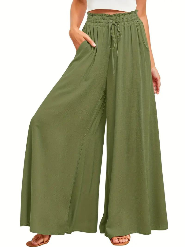 Damesbroek hoge taille – Elegante pantalon met comfortabele pasvorm en stijlvol ontwerp