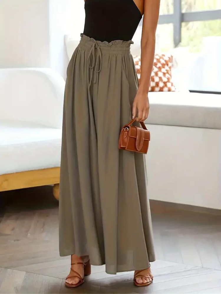 Damesbroek hoge taille – Elegante pantalon met comfortabele pasvorm en stijlvol ontwerp