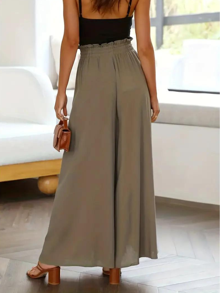 Damesbroek hoge taille – Elegante pantalon met comfortabele pasvorm en stijlvol ontwerp