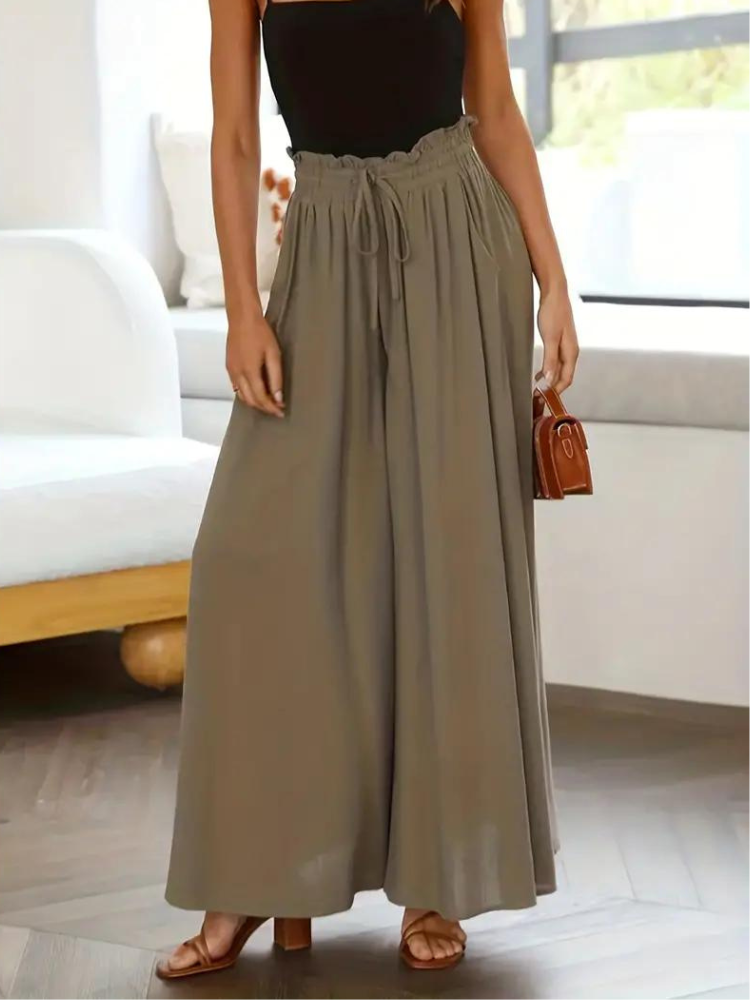 Damesbroek hoge taille – Elegante pantalon met comfortabele pasvorm en stijlvol ontwerp