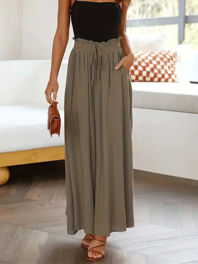 Damesbroek hoge taille – Elegante pantalon met comfortabele pasvorm en stijlvol ontwerp