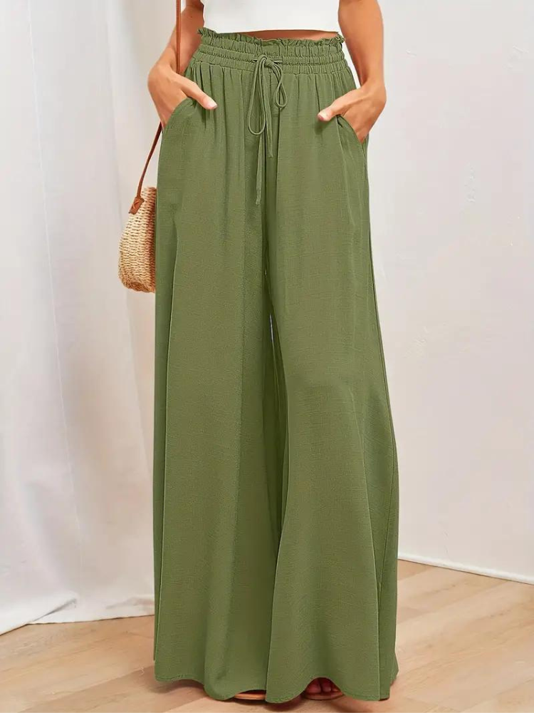 Damesbroek hoge taille – Elegante pantalon met comfortabele pasvorm en stijlvol ontwerp