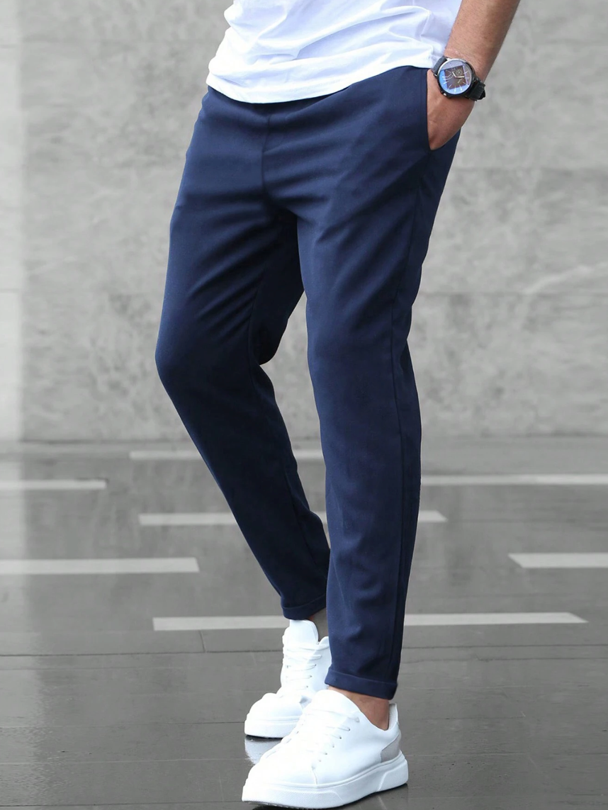Heren Stretchbroek – Comfortabele en Elegante Broek voor Casual en Formele Gelegenheden