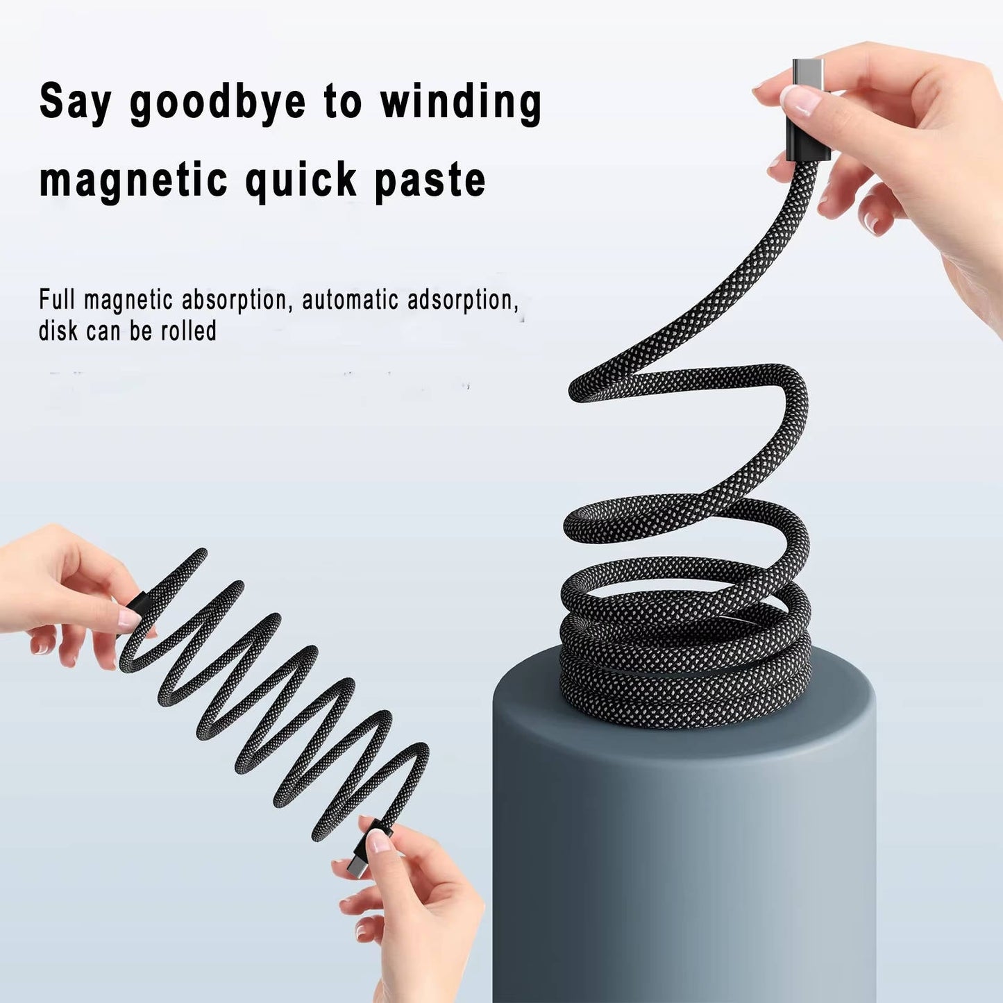 Magnetisch Anti Tangle Oplaadkabel Super Snel