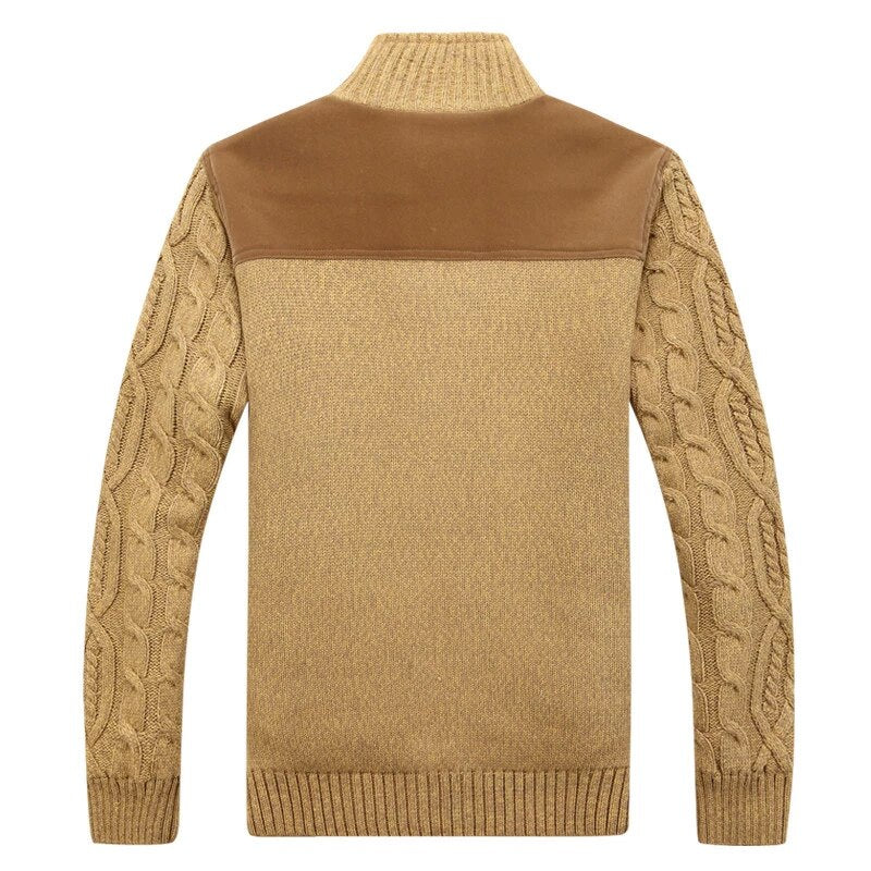 Heren vest met pluche voering – Gebreid warm en stijlvol voor elke gelegenheid