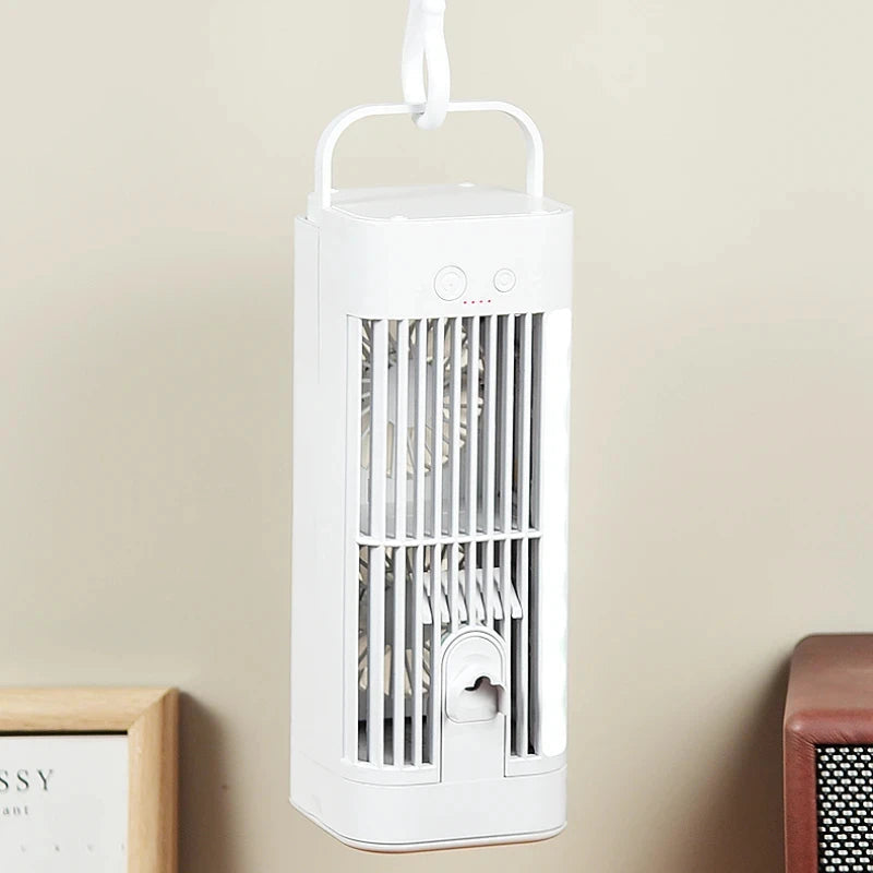 Mini Airconditioner Bureauventilator met Spray Koeling