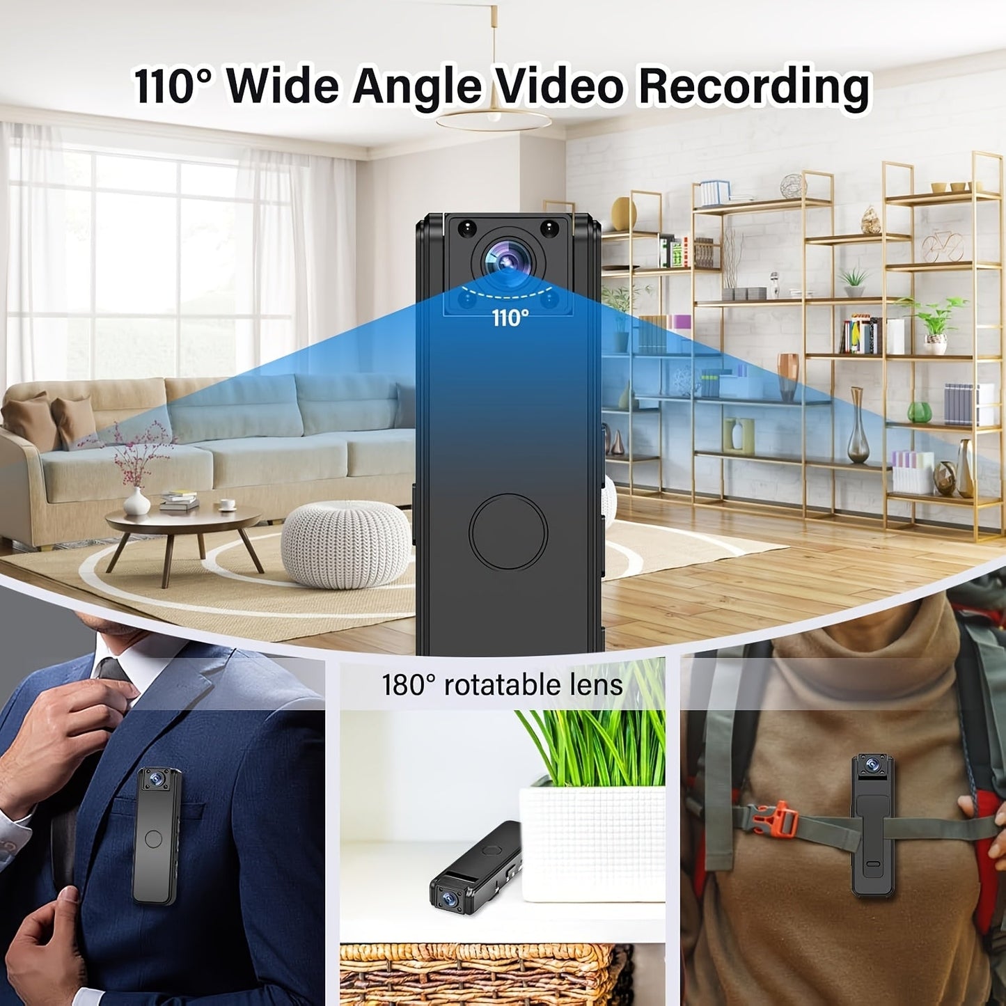 Mini Camera met Clip voor Video-opnames
