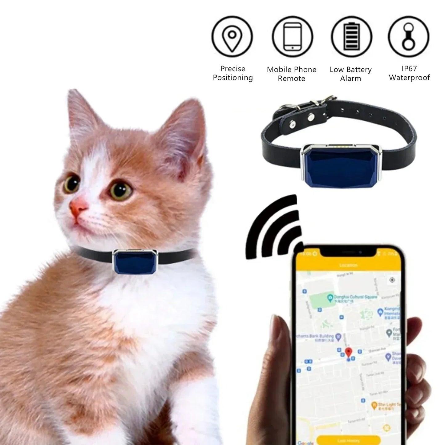 Mini GPS Tracker Kat Hond