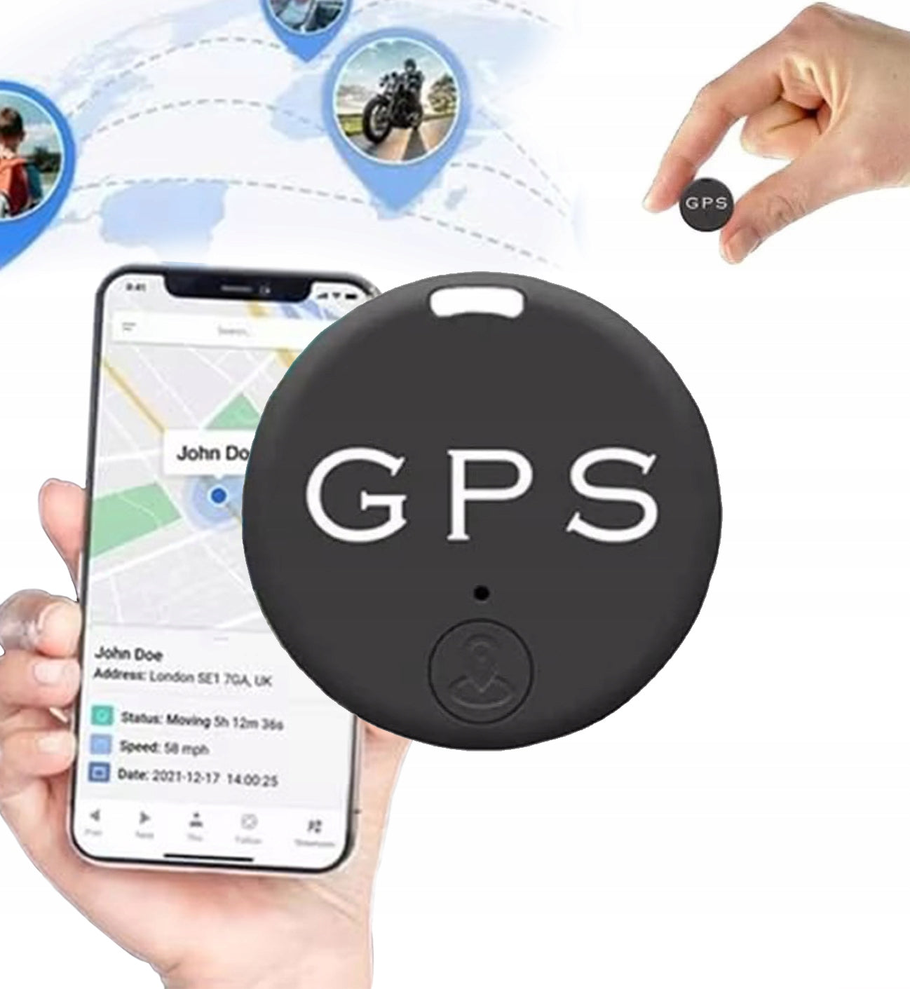 GPS Tracker Mini Magnetisch Real-Time
