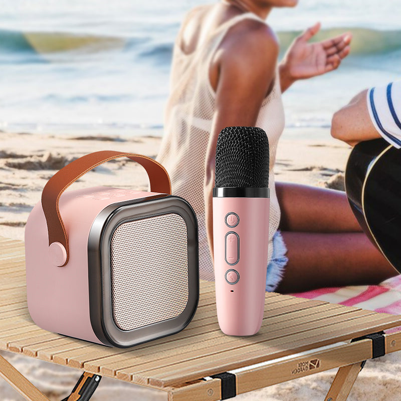 Mini Karaoke Machine met Draadloze Microfoon
