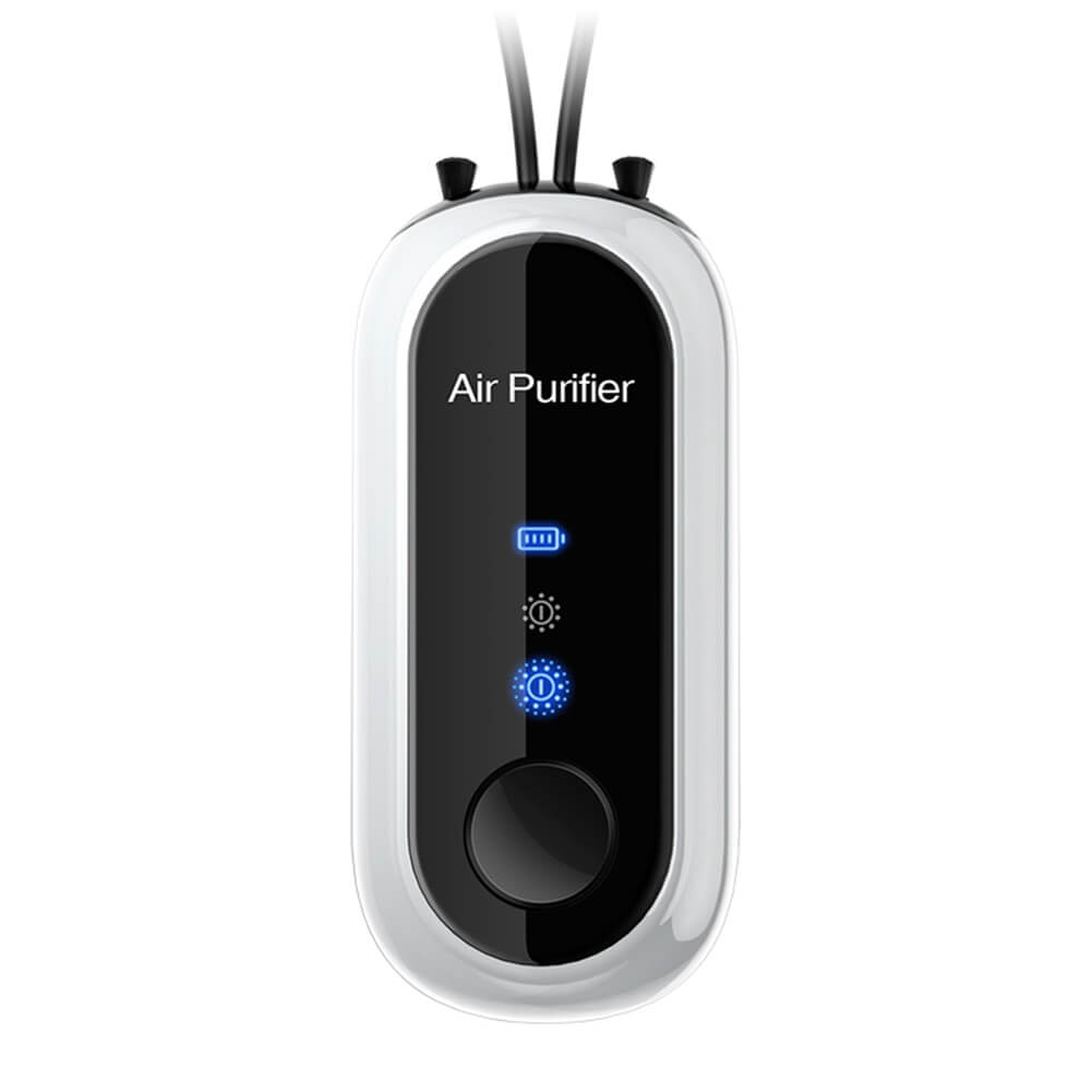 Mini Luchtreiniger Hanger Draagbaar USB-opladen