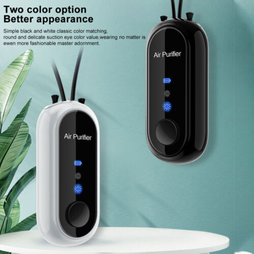 Mini Luchtreiniger Hanger Draagbaar USB-opladen