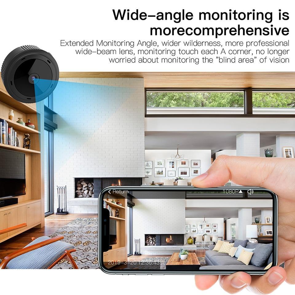 Mini WiFi Camera 1080P HD IR Nachtzicht Beveiligingscamera