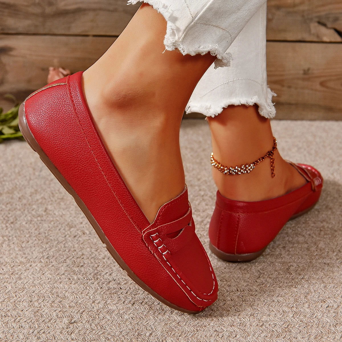 Mocassins Dames – Klassieke Comfortabele Schoenen voor Dagelijks Gebruik