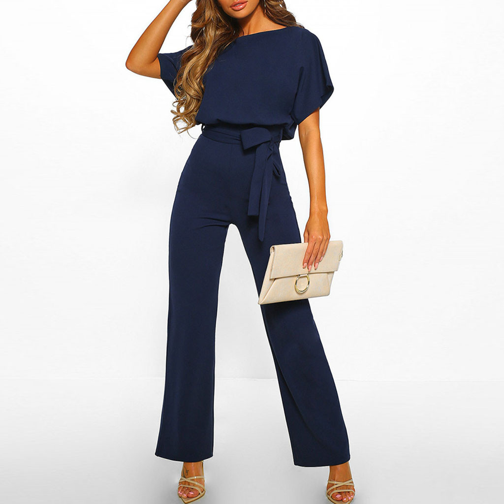 Jumpsuit Dames – Elegante jumpsuit met Gürtel voor casual en feestelijke gelegenheden